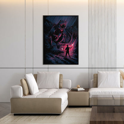 Flex Designs Poster Jurassic Park Sketch 5 x 7" Home Goods - Movie 1993 Movie Poster