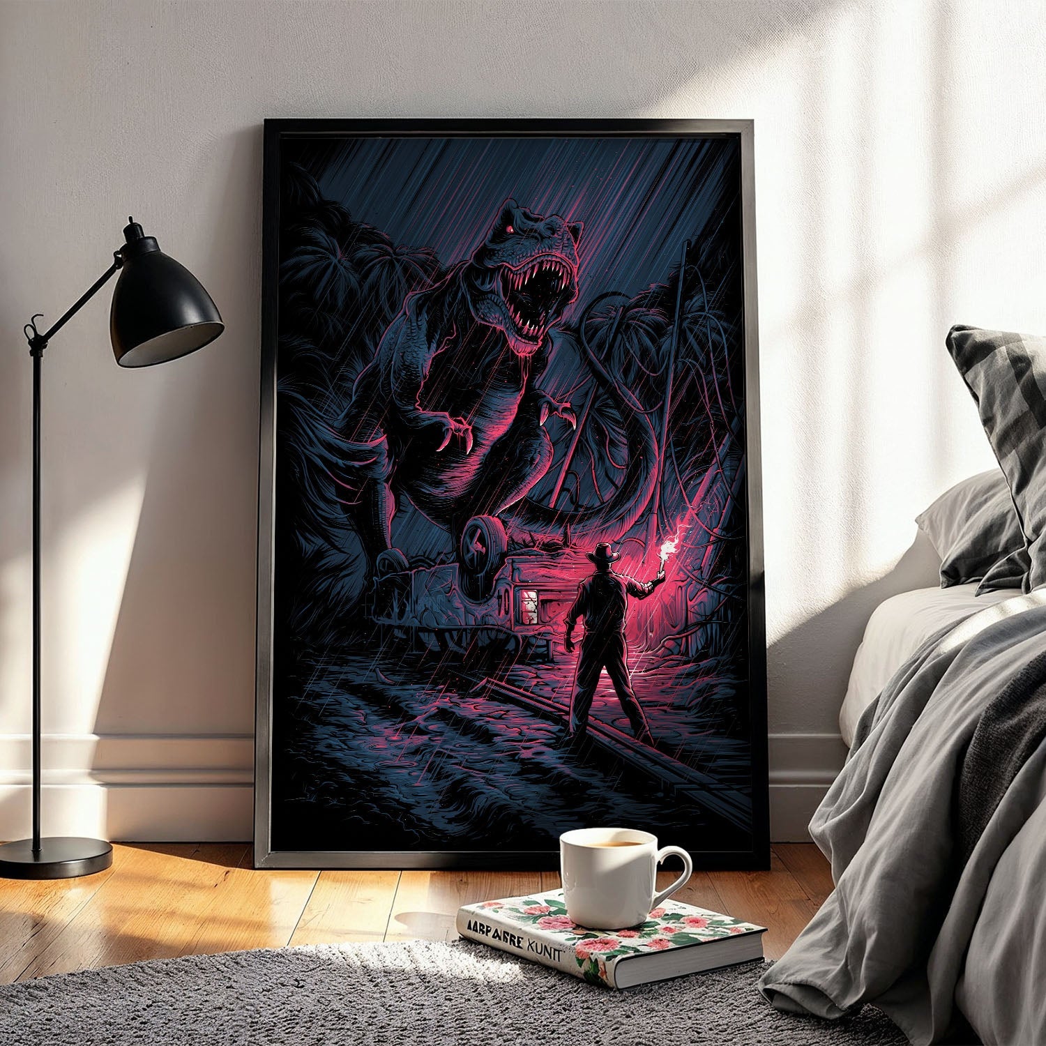 Flex Designs Poster Jurassic Park Sketch 5 x 7" Home Goods - Movie 1993 Movie Poster