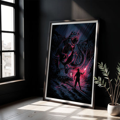 Flex Designs Poster Jurassic Park Sketch 8 x 10" Home Goods - Movie 1993 Movie Poster