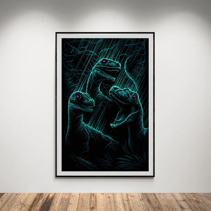 Flex Designs Poster Jurassic Park III Sketch 8 x 10" Home Goods - Movie 2001 Movie Poster
