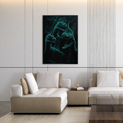 Flex Designs Poster Jurassic Park III Sketch 5 x 7" Home Goods - Movie 2001 Movie Poster