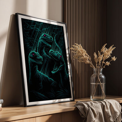Flex Designs Poster Jurassic Park III Sketch 5 x 7" Home Goods - Movie 2001 Movie Poster