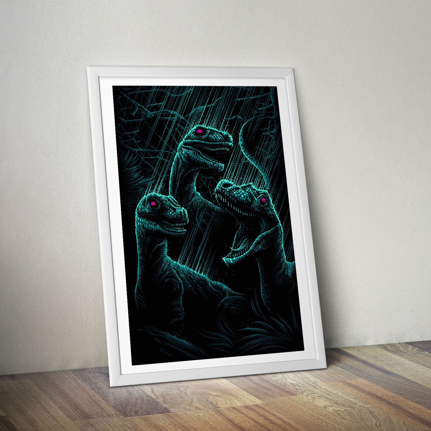 Flex Designs Poster Jurassic Park III Sketch 8 x 10" Home Goods - Movie 2001 Movie Poster