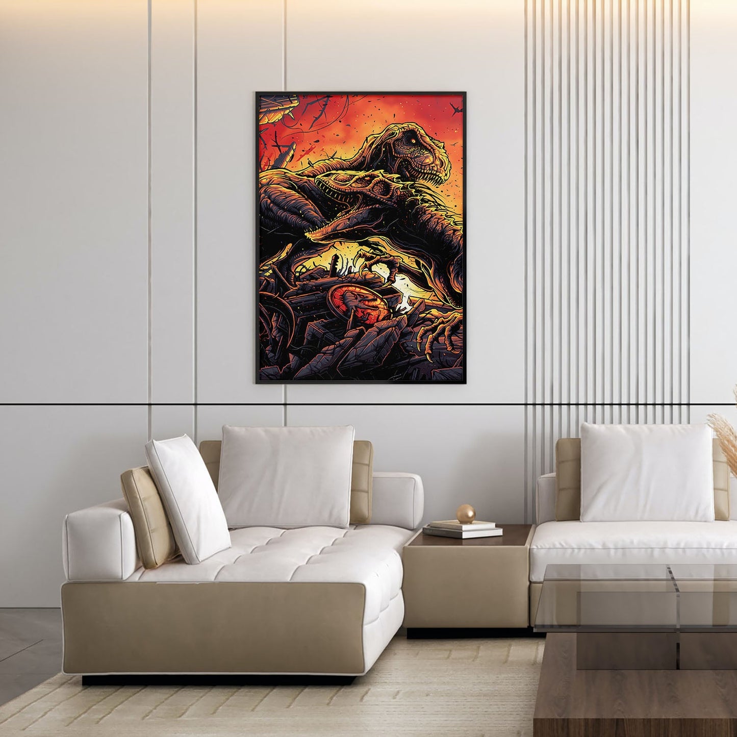 Flex Designs Poster Jurassic Park The Lost World Sketch 5 x 7" Home Goods - Movie 1997 Movie Poster