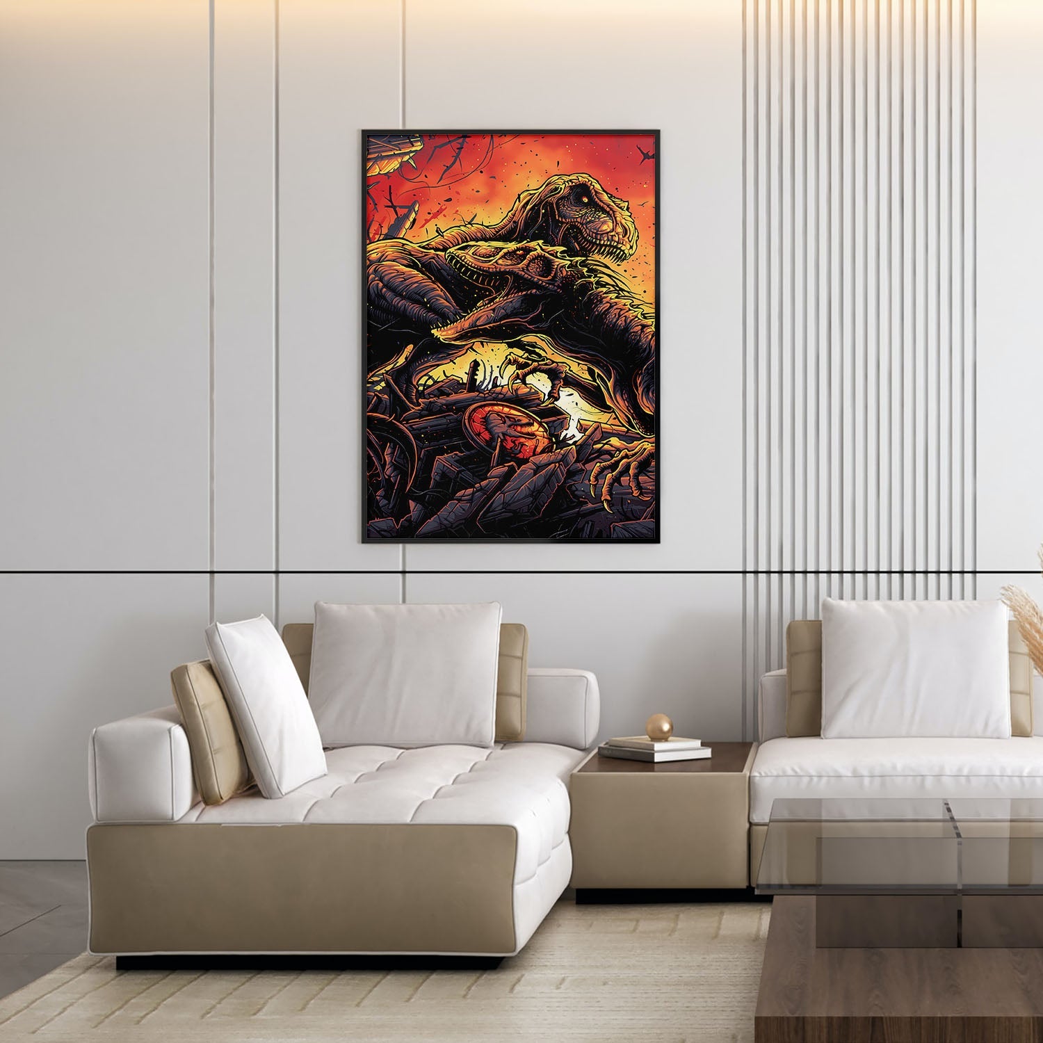 Flex Designs Poster Jurassic Park The Lost World Sketch 5 x 7" Home Goods - Movie 1997 Movie Poster