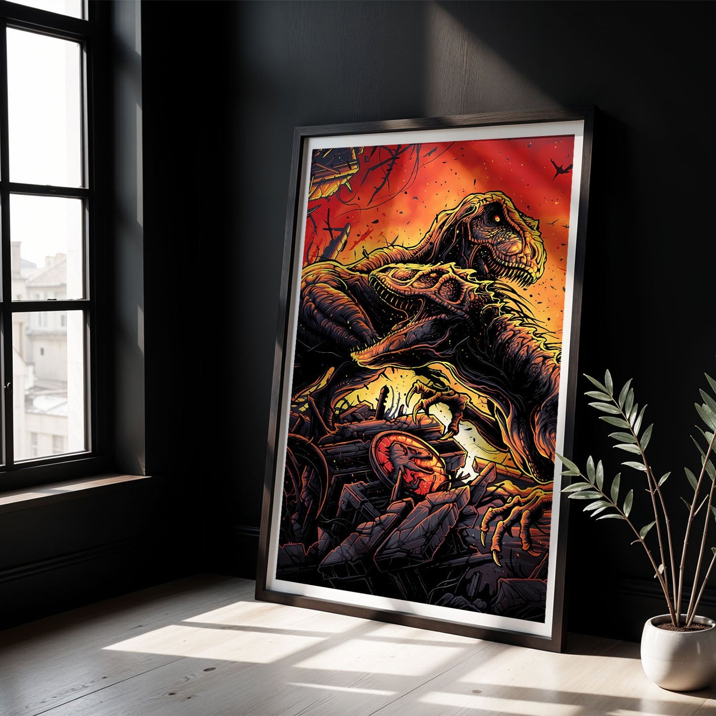 Flex Designs Poster Jurassic Park The Lost World Sketch 8 x 10" Home Goods - Movie 1997 Movie Poster