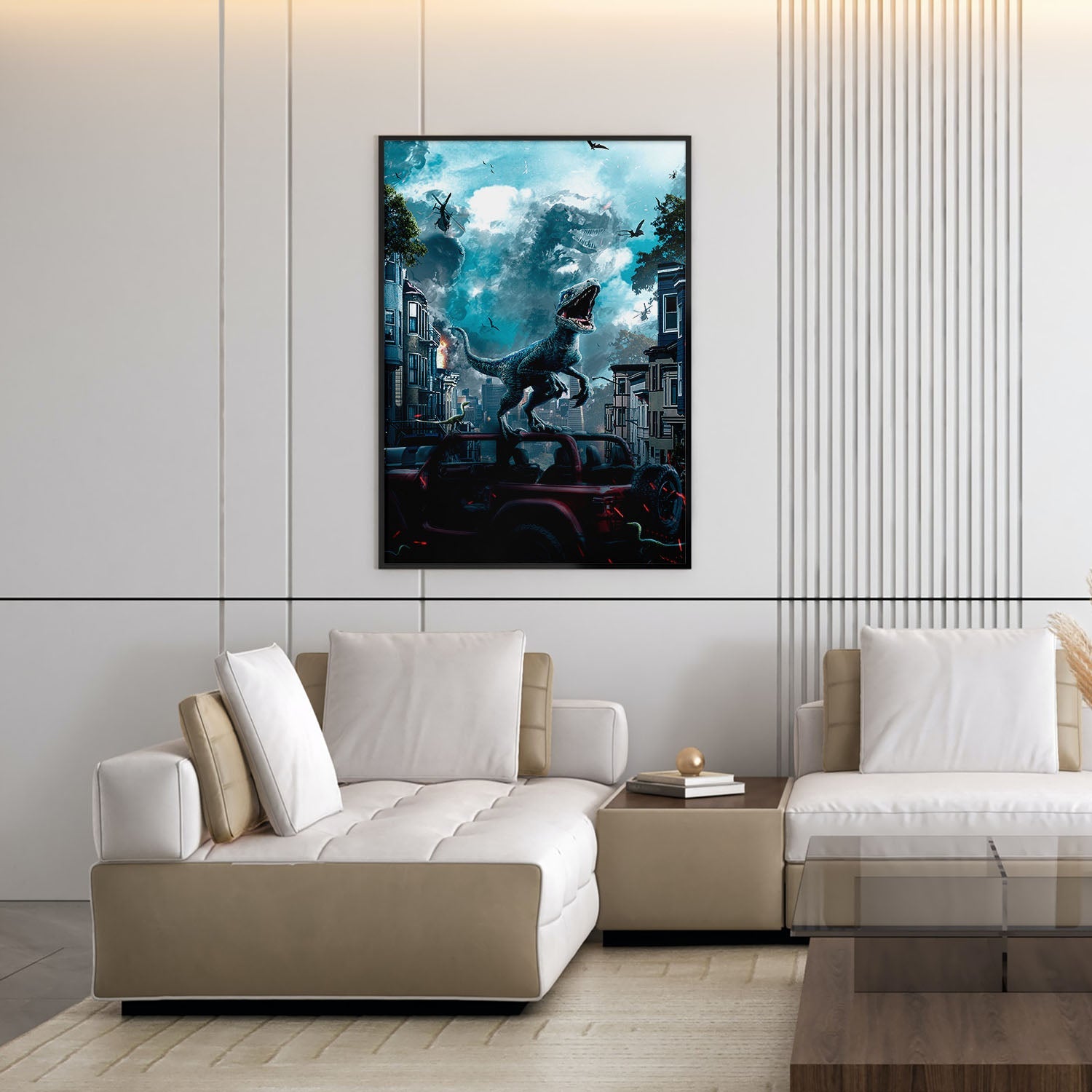 Flex Designs Poster Jurassic World Dominion Sketch 5 x 7" Home Goods - Movie 2022 Movie Poster