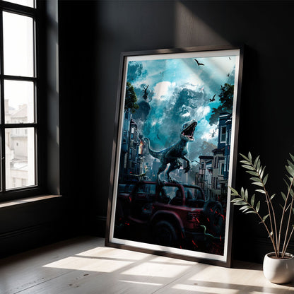 Flex Designs Poster Jurassic World Dominion Sketch 8 x 10" Home Goods - Movie 2022 Movie Poster