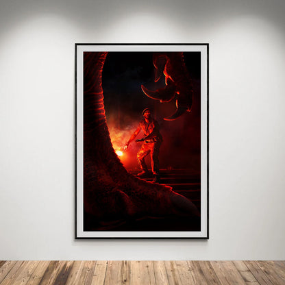 Flex Designs Poster Jurassic World Rebirth Sketch 8 x 10" Home Goods - Movie 2025 Movie Poster