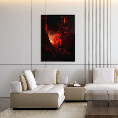 Flex Designs Poster Jurassic World Rebirth Sketch 5 x 7" Home Goods - Movie 2025 Movie Poster