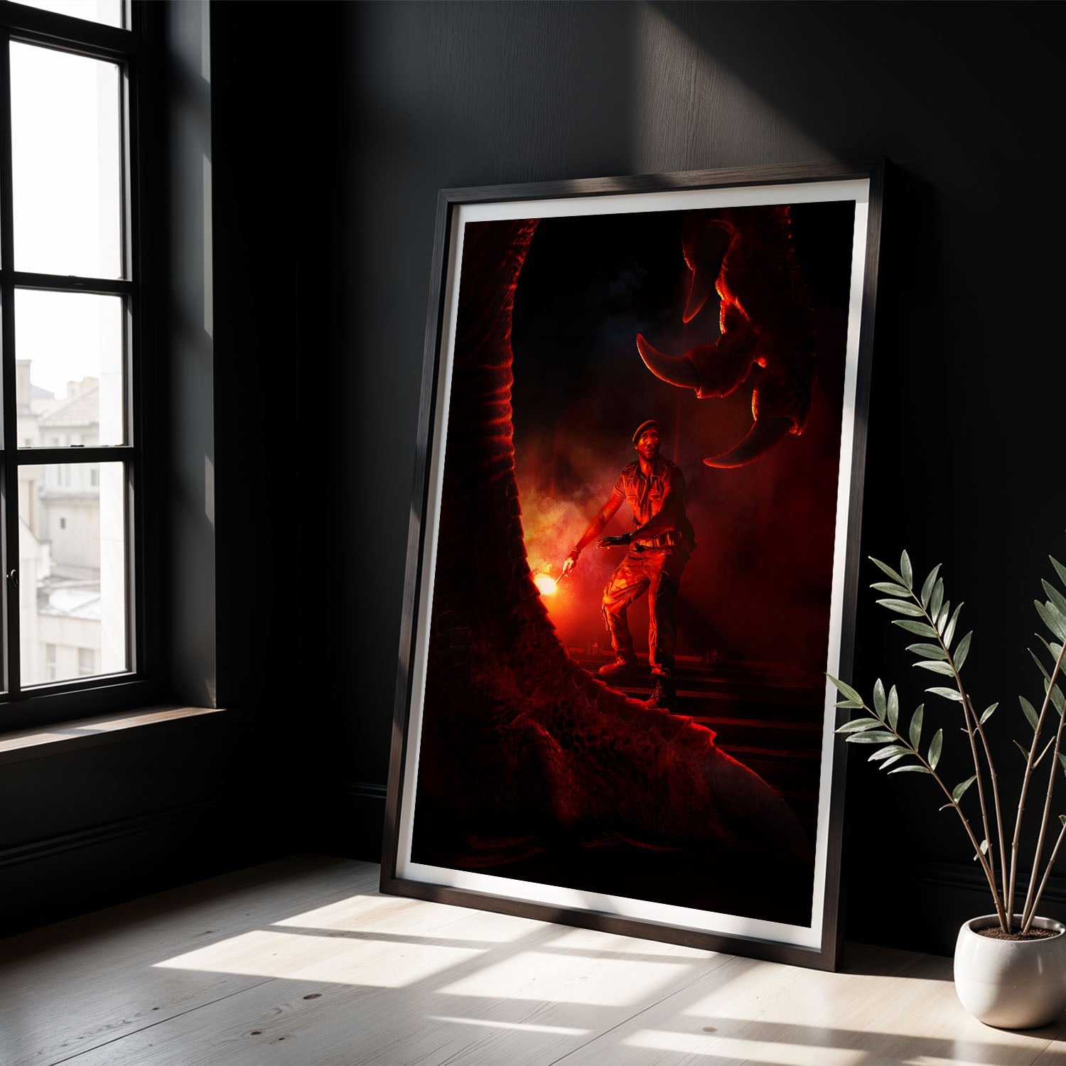 Flex Designs Poster Jurassic World Rebirth Sketch 8 x 10" Home Goods - Movie 2025 Movie Poster