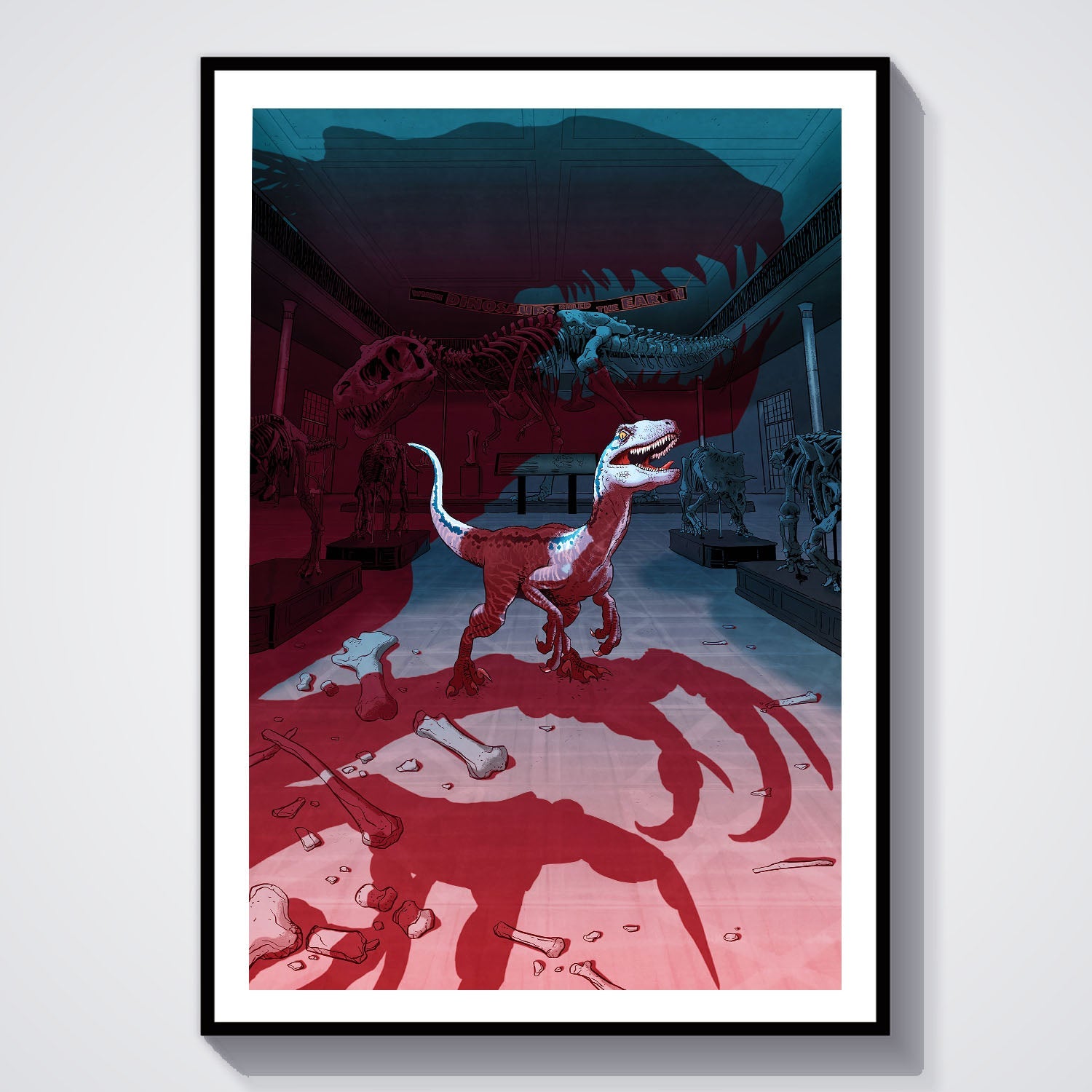 Flex Designs Poster Jurassic World- Fallen Kingdom Sketch 8 x 10" Home Goods - Movie 2018 Movie Poster