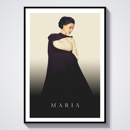 Flex Designs Poster Maria 8 x 10" Home Goods - Movie 2024 Movie Poster