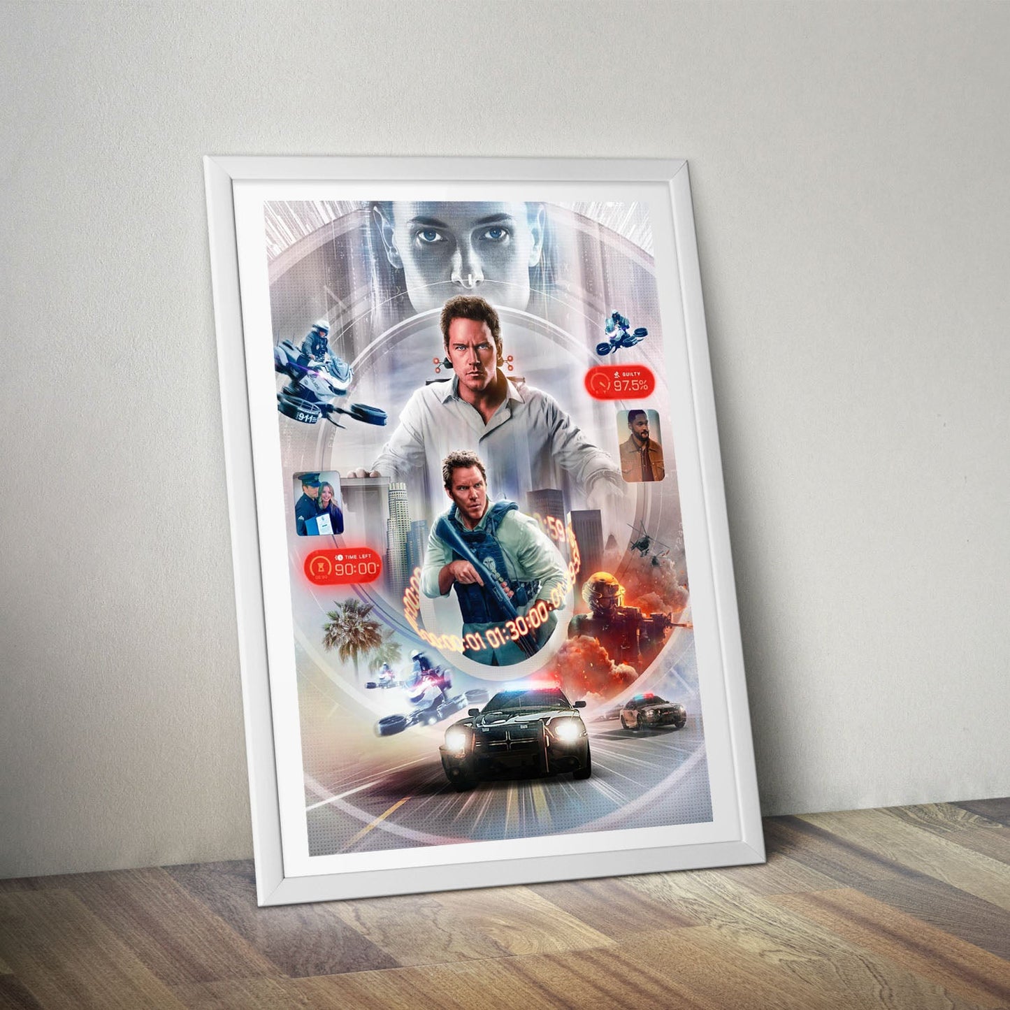 Flex Designs Poster Mercy 8 x 10" Home Goods - Movie 2026 Movie Poster