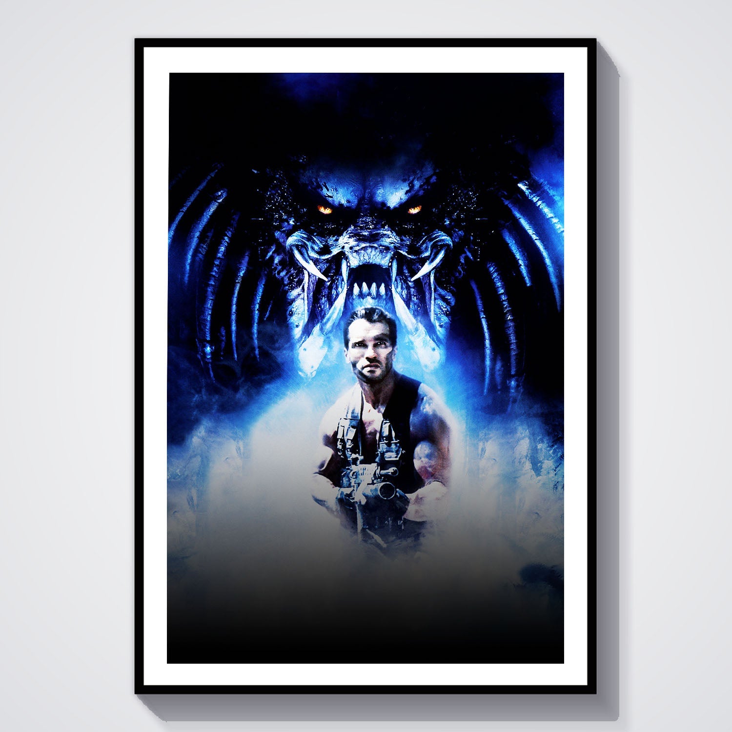 Flex Designs Poster Predator Teaser 8 x 10" Home Goods - Movie 1987 Movie Poster