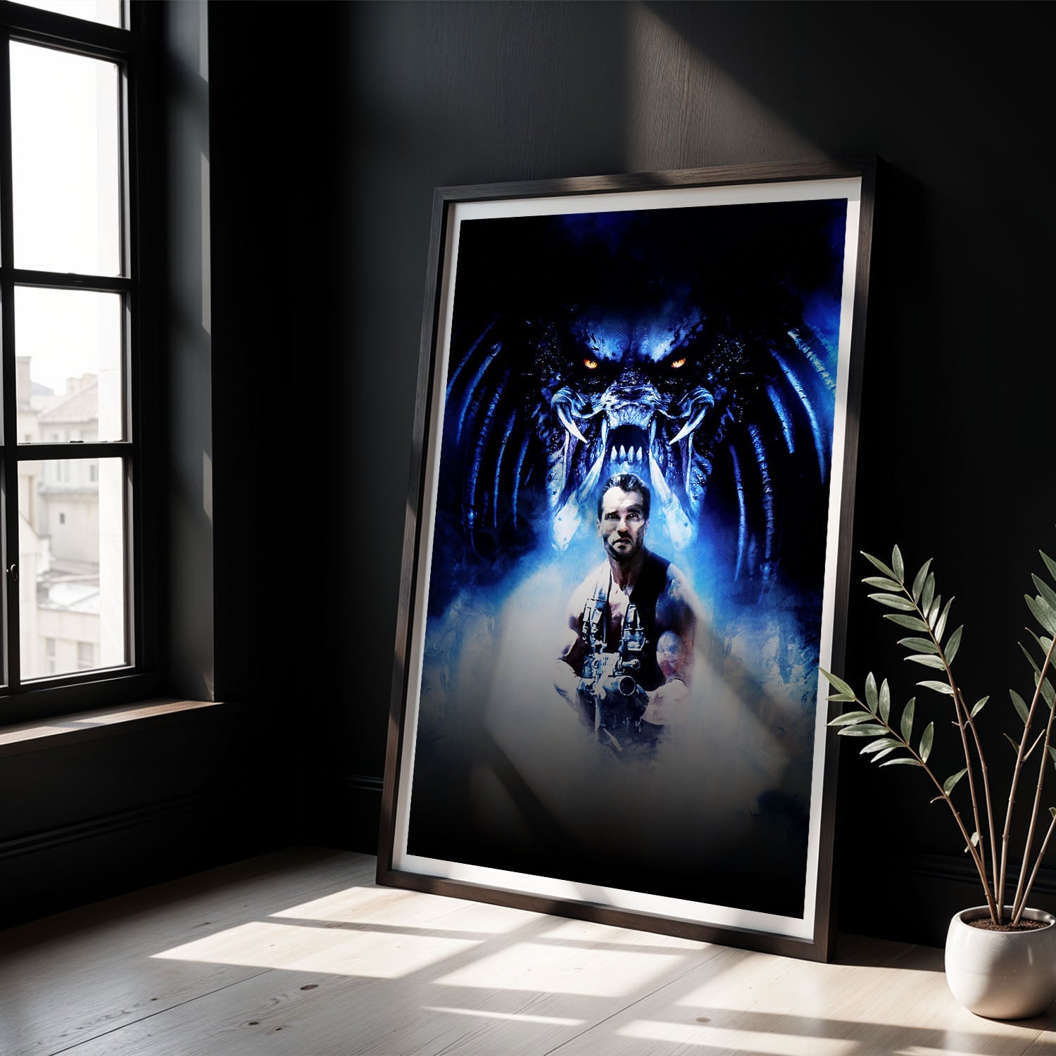 Flex Designs Poster Predator Teaser 8 x 10" Home Goods - Movie 1987 Movie Poster