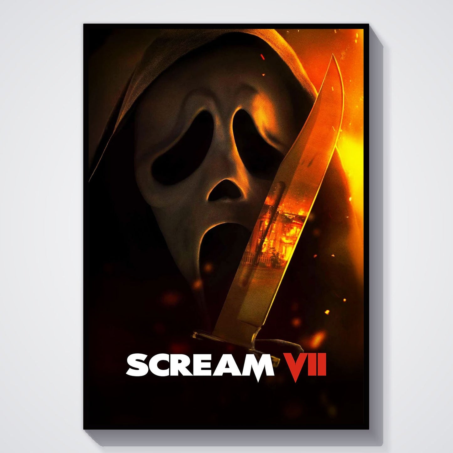 Flex Designs Poster Scream 7 Theatrical 5 x 7" Home Goods - Movie 2026 Movie Poster