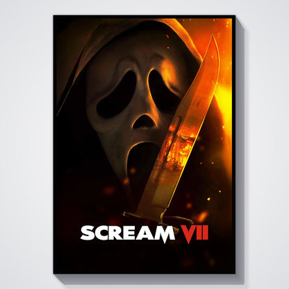 Flex Designs Poster Scream 7 Theatrical 5 x 7" Home Goods - Movie 2026 Movie Poster
