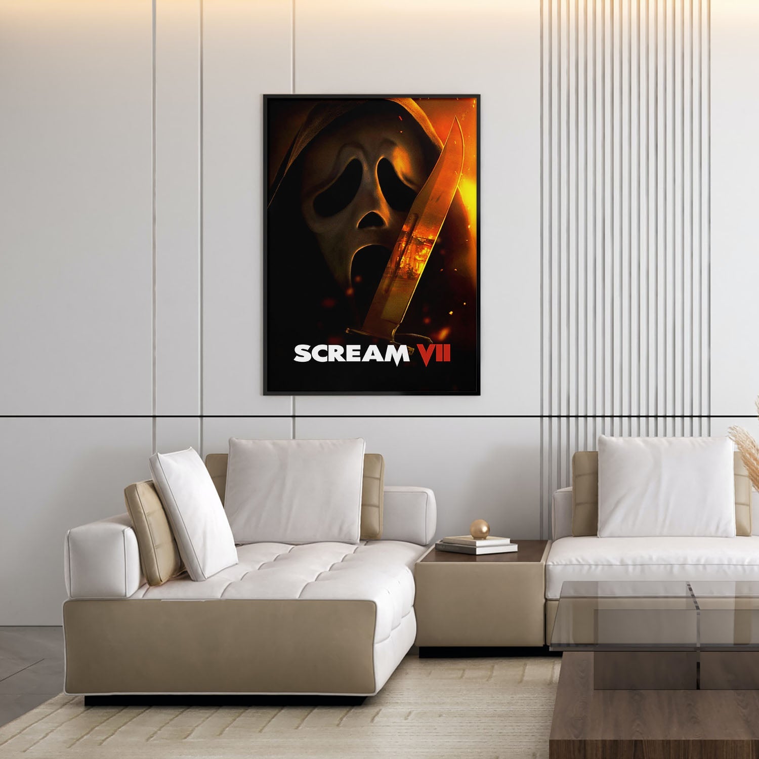 Flex Designs Poster Scream 7 Theatrical 5 x 7" Home Goods - Movie 2026 Movie Poster