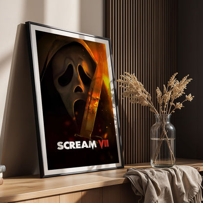 Flex Designs Poster Scream 7 Theatrical 5 x 7" Home Goods - Movie 2026 Movie Poster