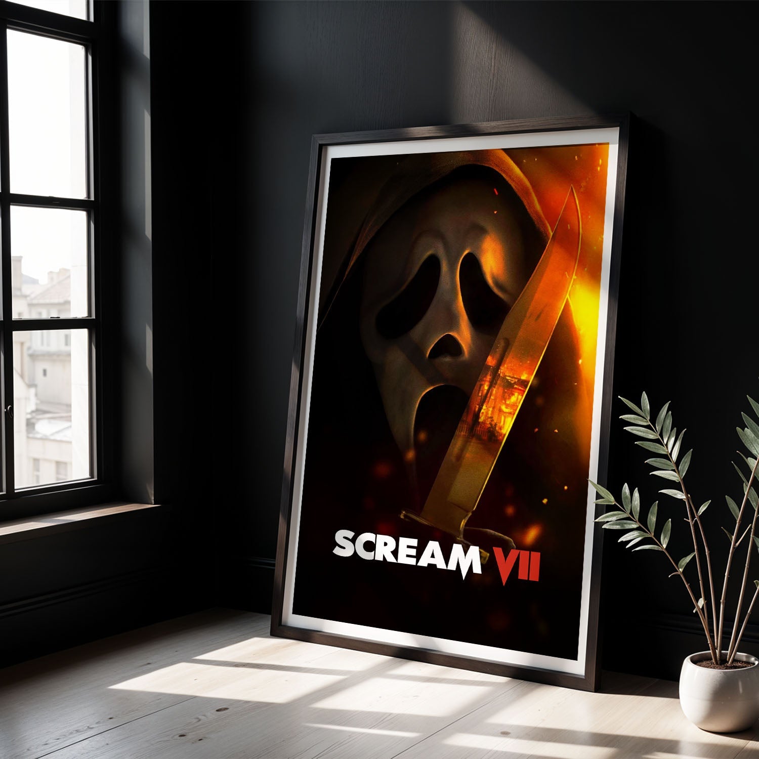Flex Designs Poster Scream 7 Theatrical 8 x 10" Home Goods - Movie 2026 Movie Poster
