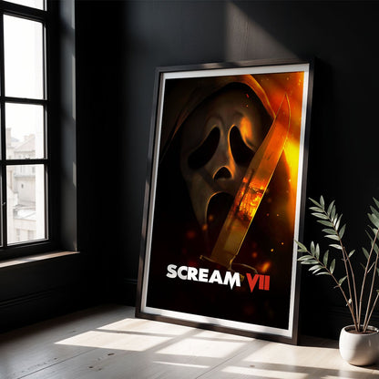 Flex Designs Poster Scream 7 Theatrical 8 x 10" Home Goods - Movie 2026 Movie Poster