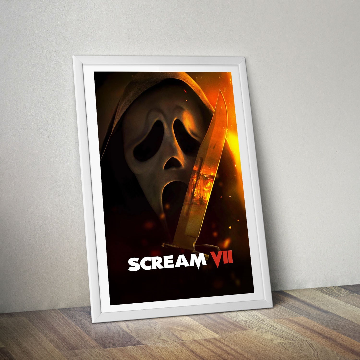 Flex Designs Poster Scream 7 Theatrical 8 x 10" Home Goods - Movie 2026 Movie Poster