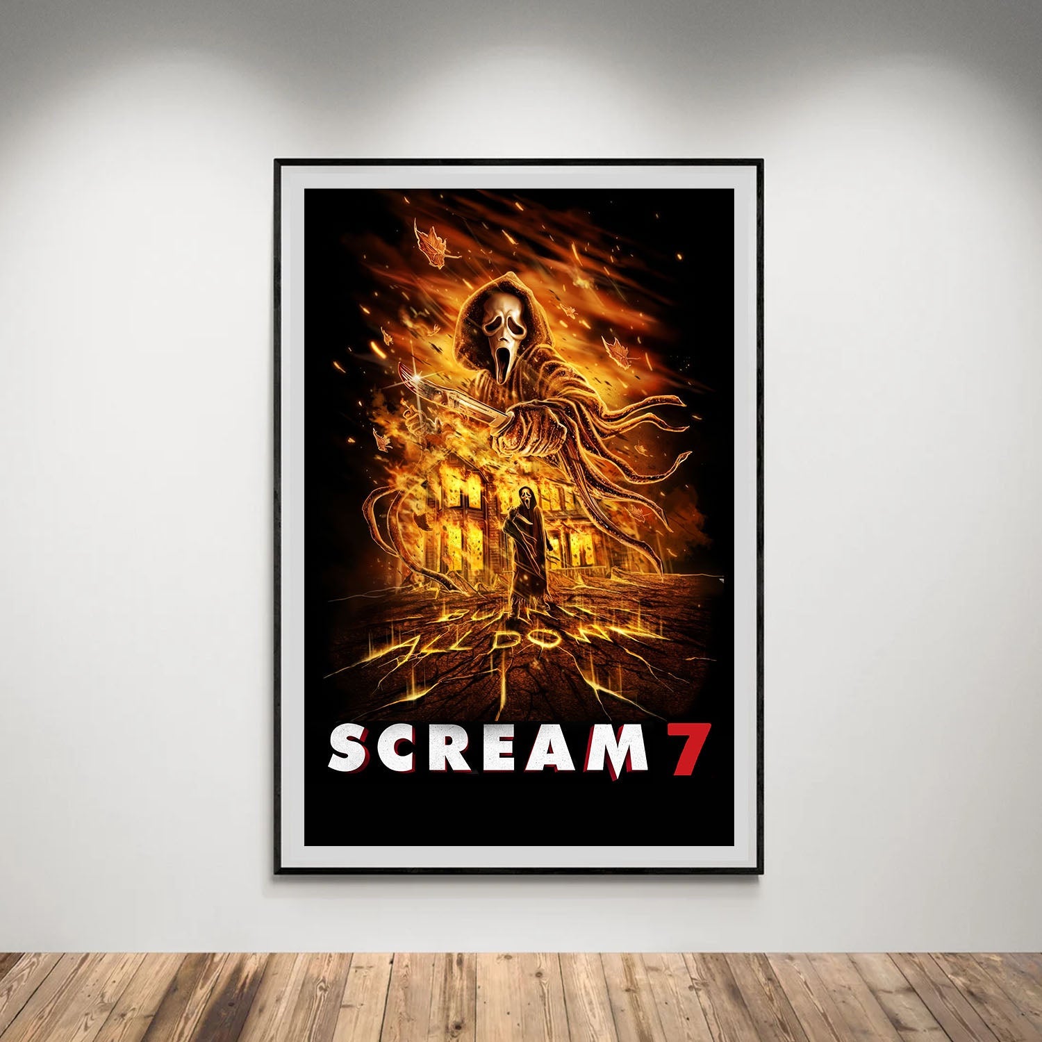 Flex Designs Poster Scream 7 8 x 10" Home Goods - Movie 2026 Movie Poster