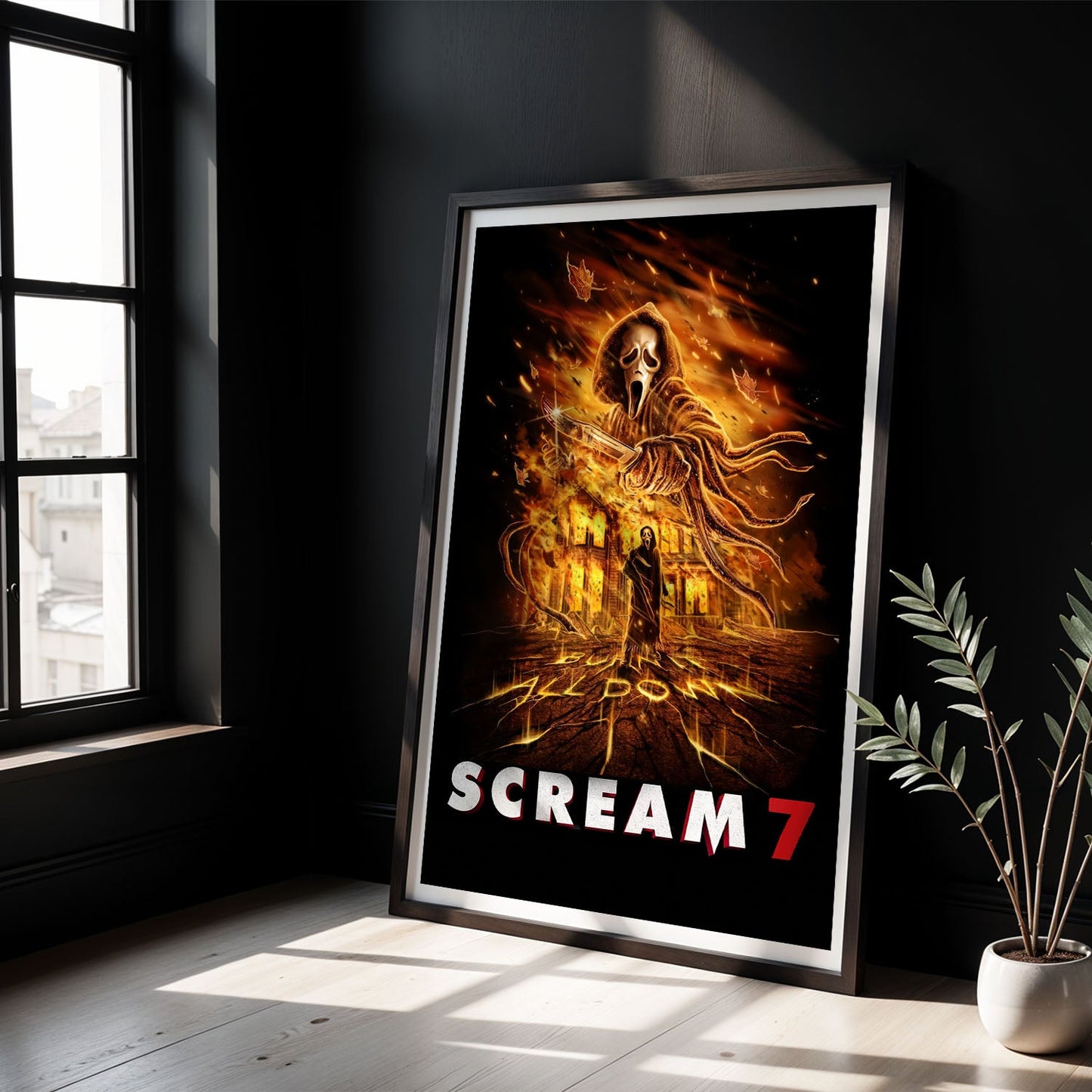 Flex Designs Poster Scream 7 8 x 10" Home Goods - Movie 2026 Movie Poster