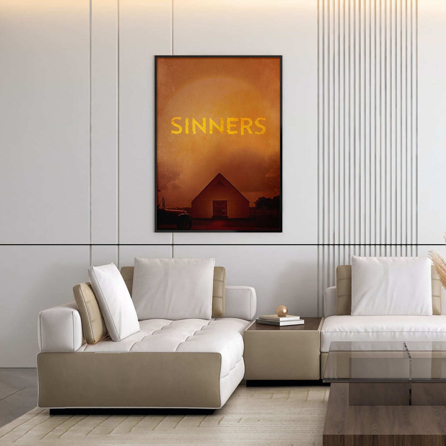 Flex Designs Poster Sinners Minimalist 5 x 7" Home Goods - Movie 2025 Movie Poster