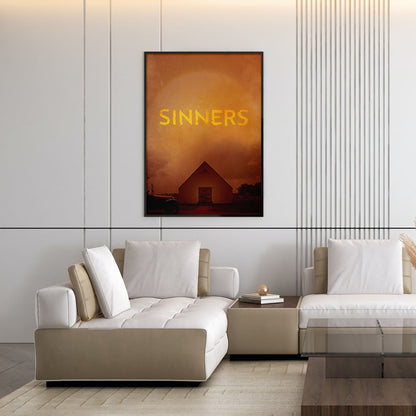 Flex Designs Poster Sinners Minimalist 5 x 7" Home Goods - Movie 2025 Movie Poster