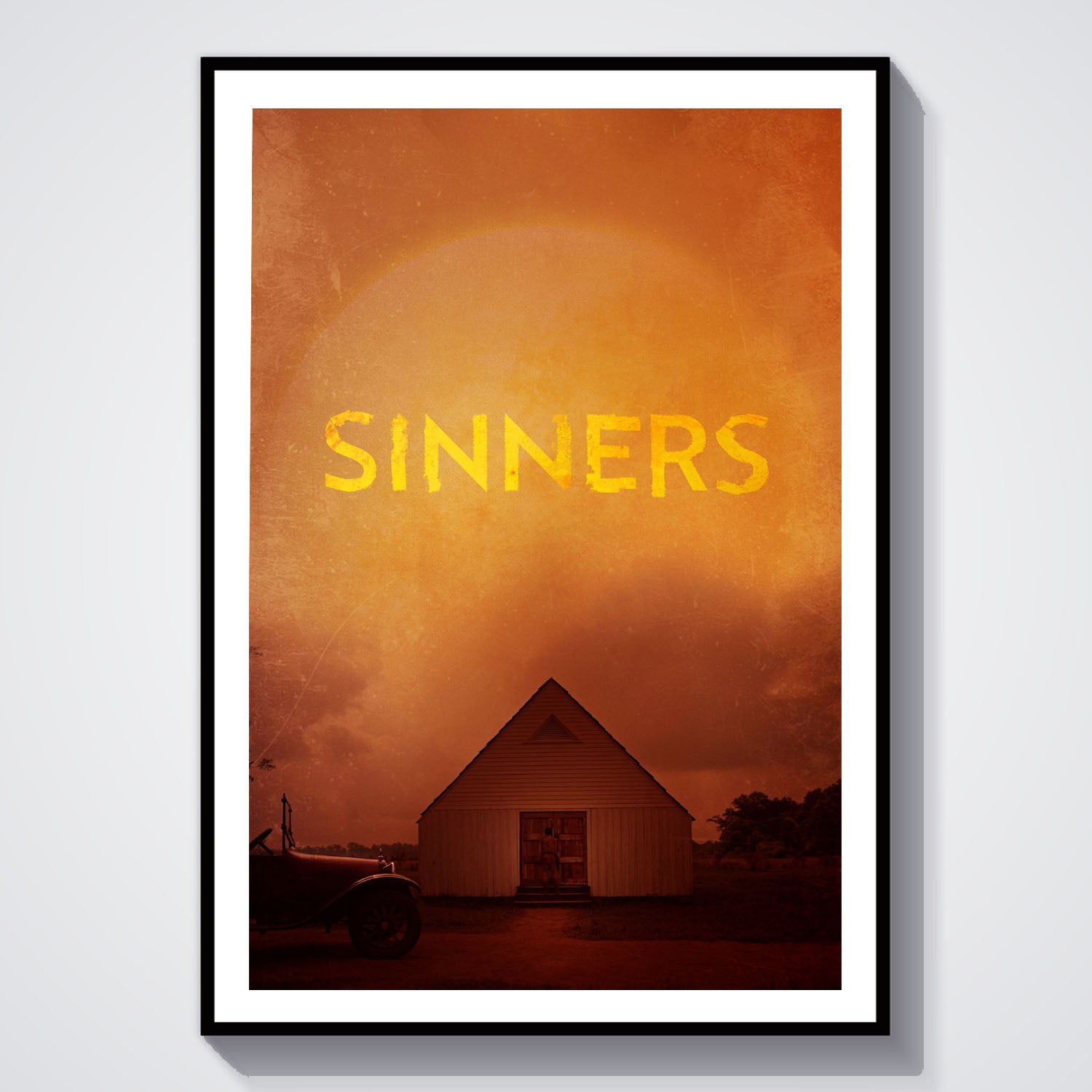 Flex Designs Poster Sinners Minimalist 8 x 10" Home Goods - Movie 2025 Movie Poster