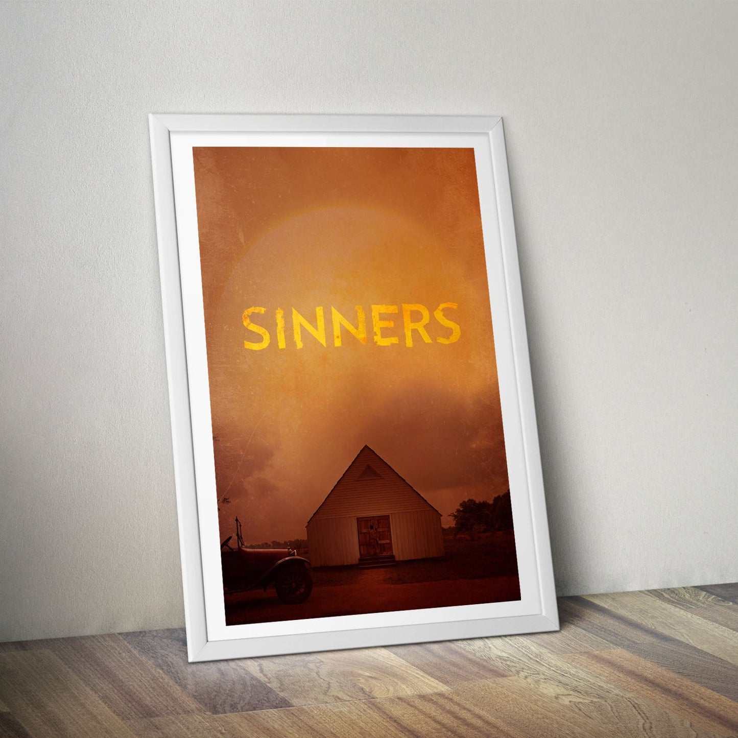 Flex Designs Poster Sinners Minimalist 8 x 10" Home Goods - Movie 2025 Movie Poster