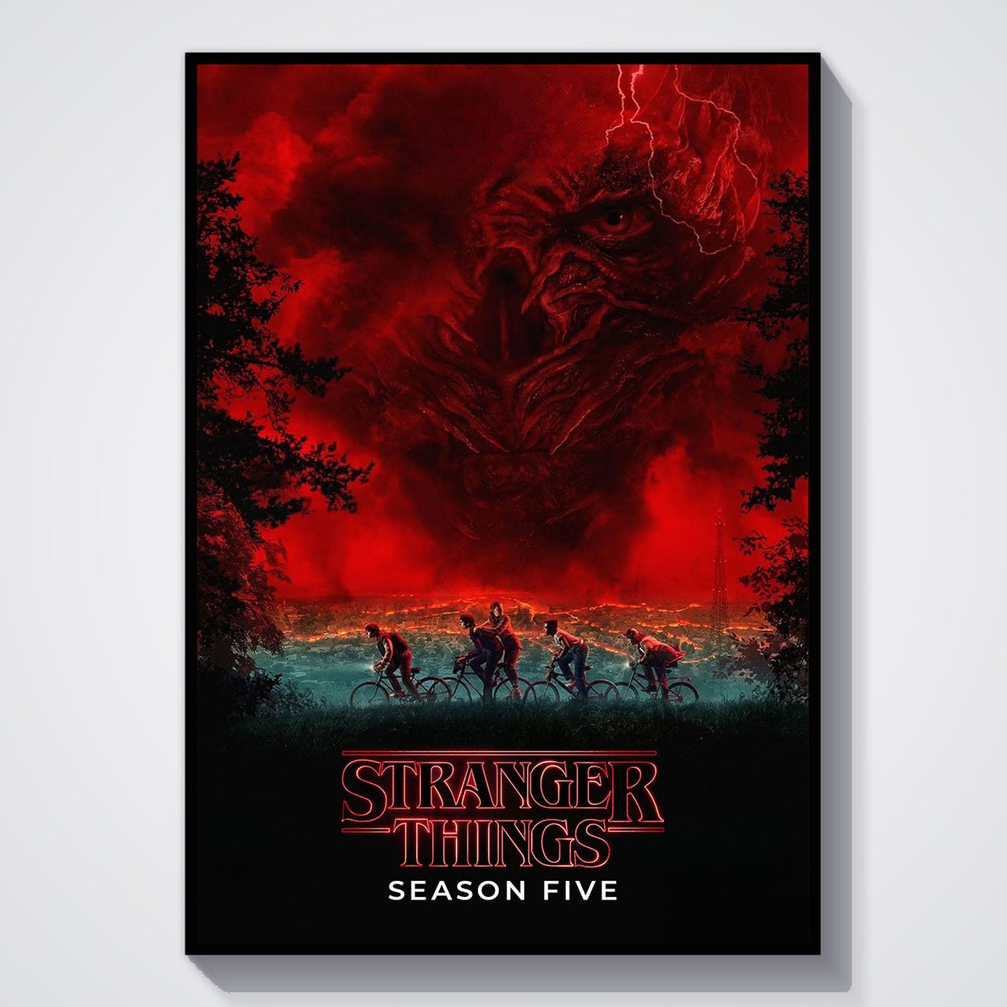 Flex Designs Poster Stranger Things Season 5 5 x 7" Home Goods - TV Show 2016 TV Show Poster