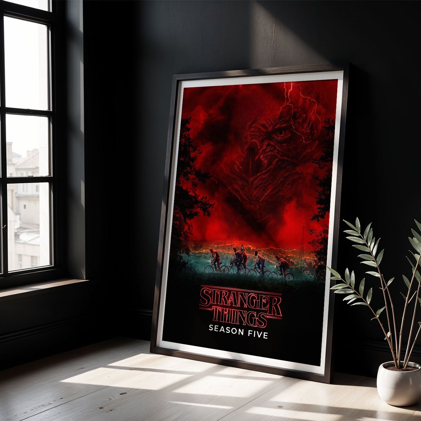 Flex Designs Poster Stranger Things Season 5 8 x 10" Home Goods - TV Show 2016 TV Show Poster