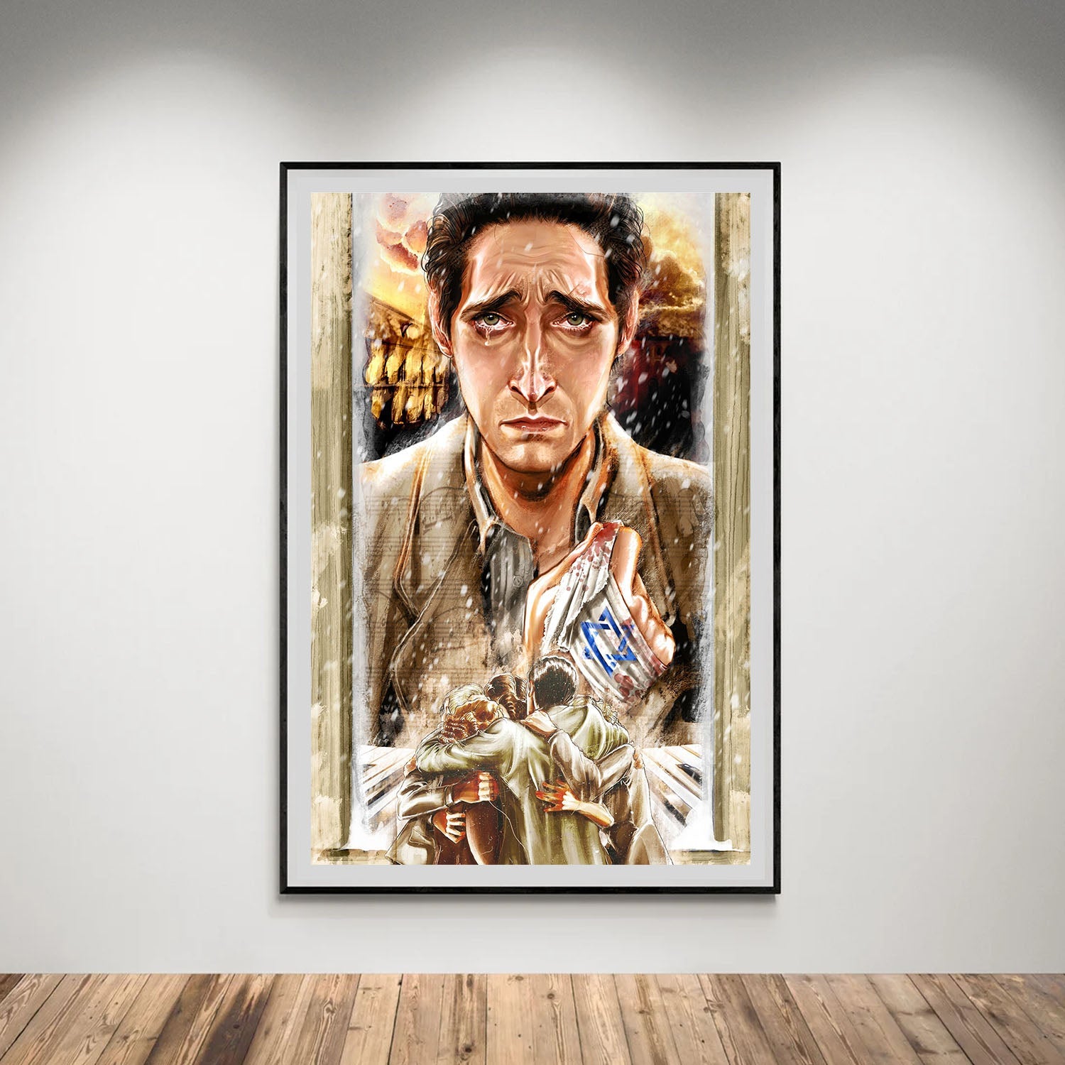 Flex Designs Poster The Pianist 8 x 10" Home Goods - Movie 2002 Movie Poster