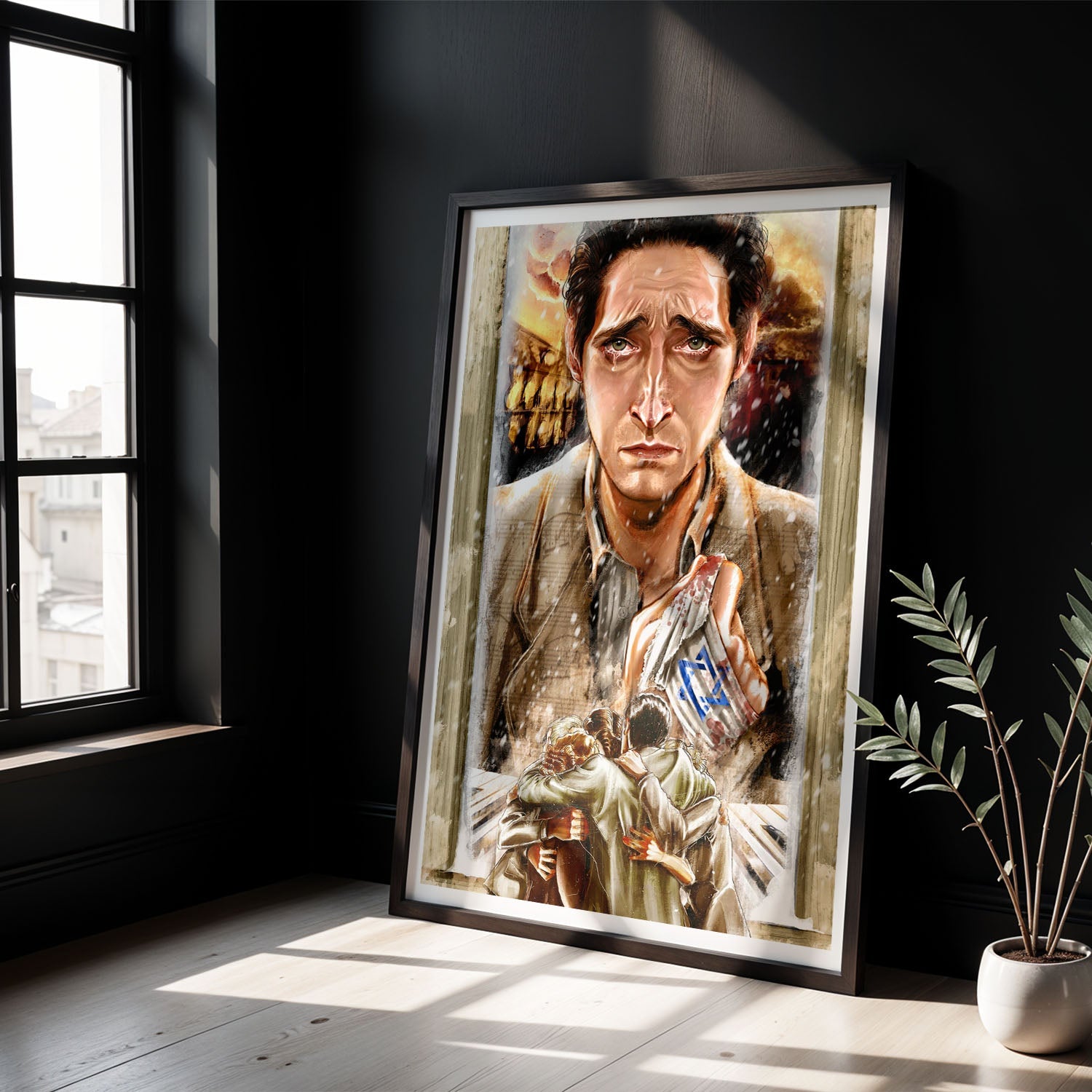 Flex Designs Poster The Pianist 8 x 10" Home Goods - Movie 2002 Movie Poster