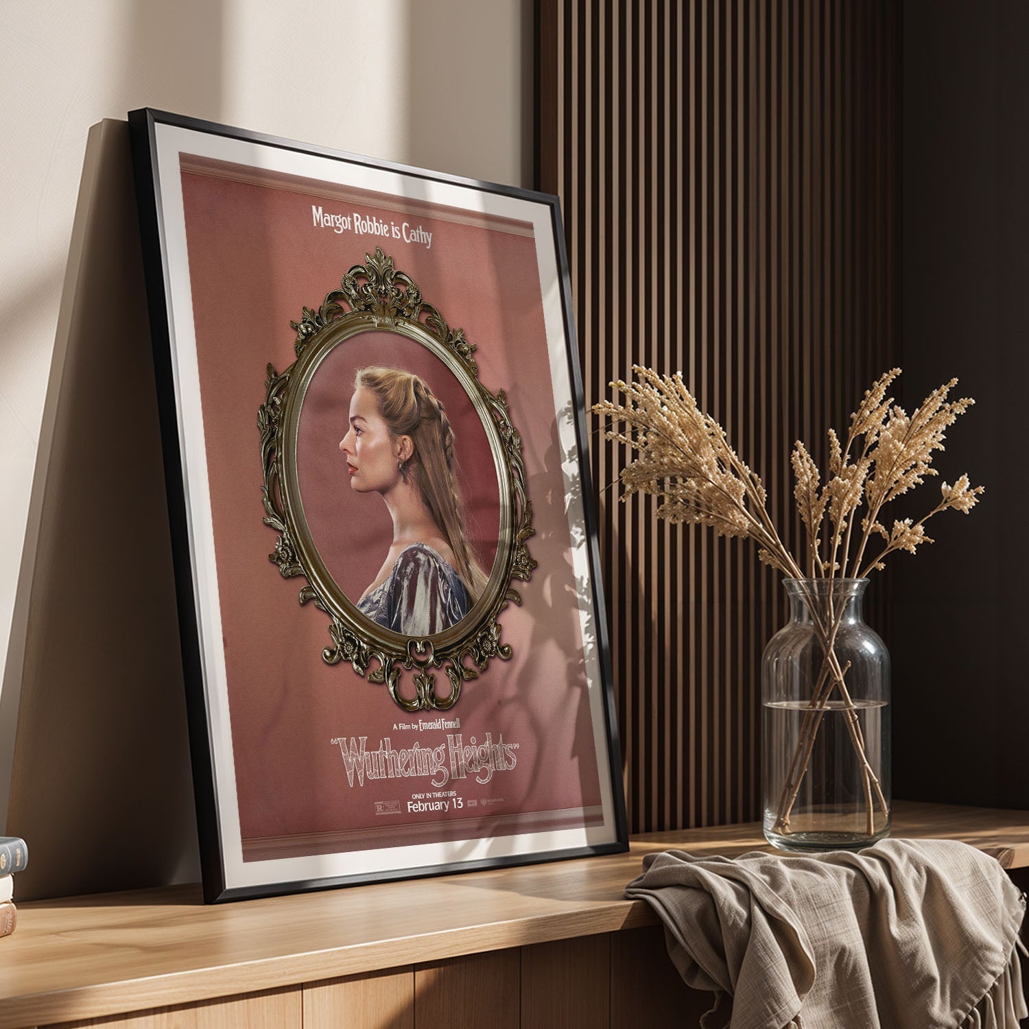 Flex Designs Poster Wuthering Heights Cathy 5 x 7" Home Goods - Movie 2026 Movie Poster