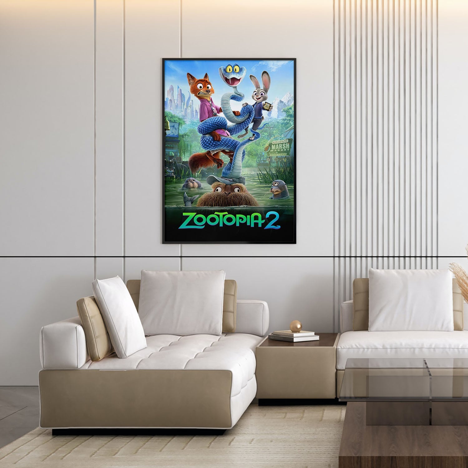 Flex Designs Poster Zootopia 2 Swamp 5 x 7" Home Goods - Movie 2025 Movie Poster