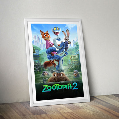 Flex Designs Poster Zootopia 2 Swamp 8 x 10" Home Goods - Movie 2025 Movie Poster