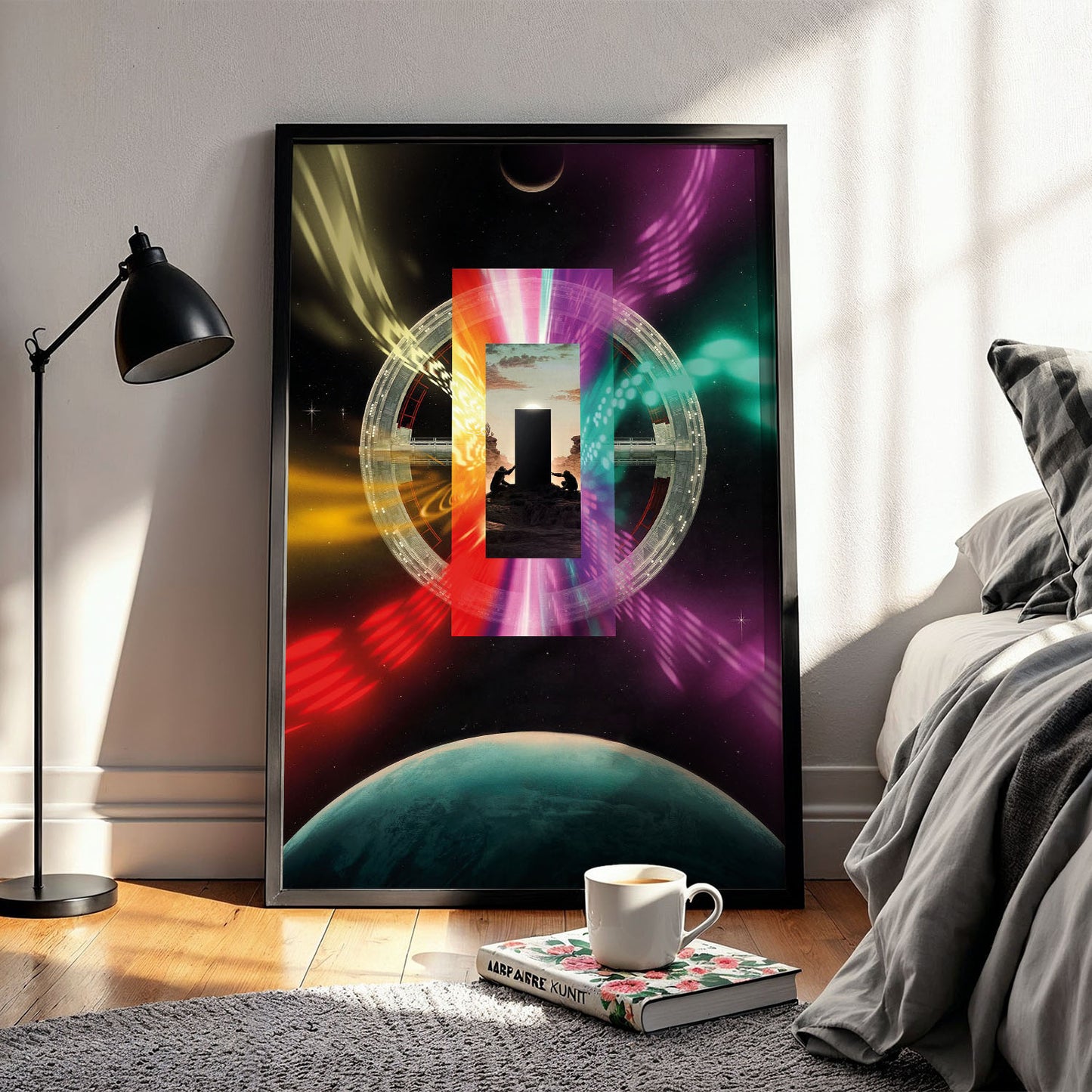 Flex Designs Poster 2001 A Space Odyssey Illustration 5 x 7" Home Goods - Movie 1968 Movie Poster