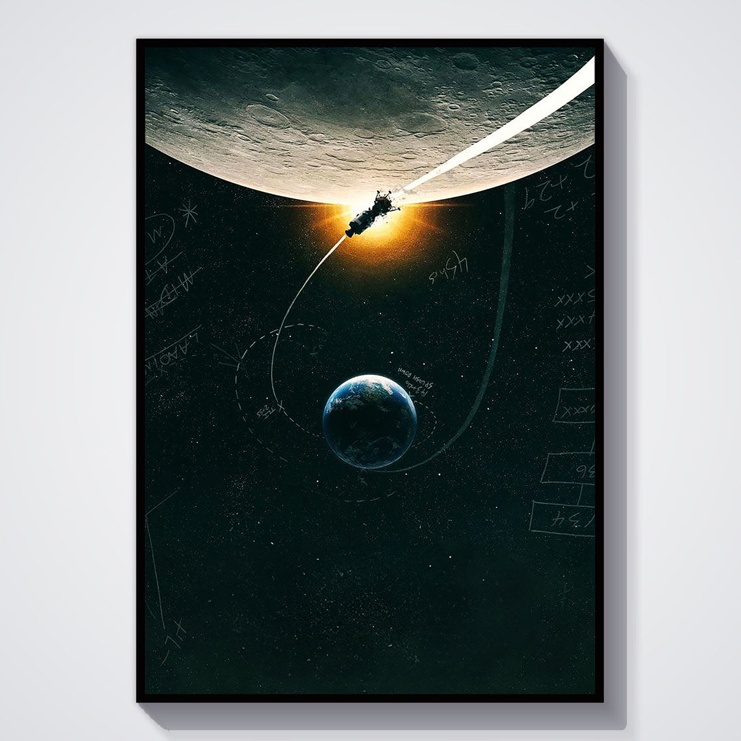 Flex Designs Poster Apollo 13 5 x 7" Home Goods - Movie 1995 Movie Poster