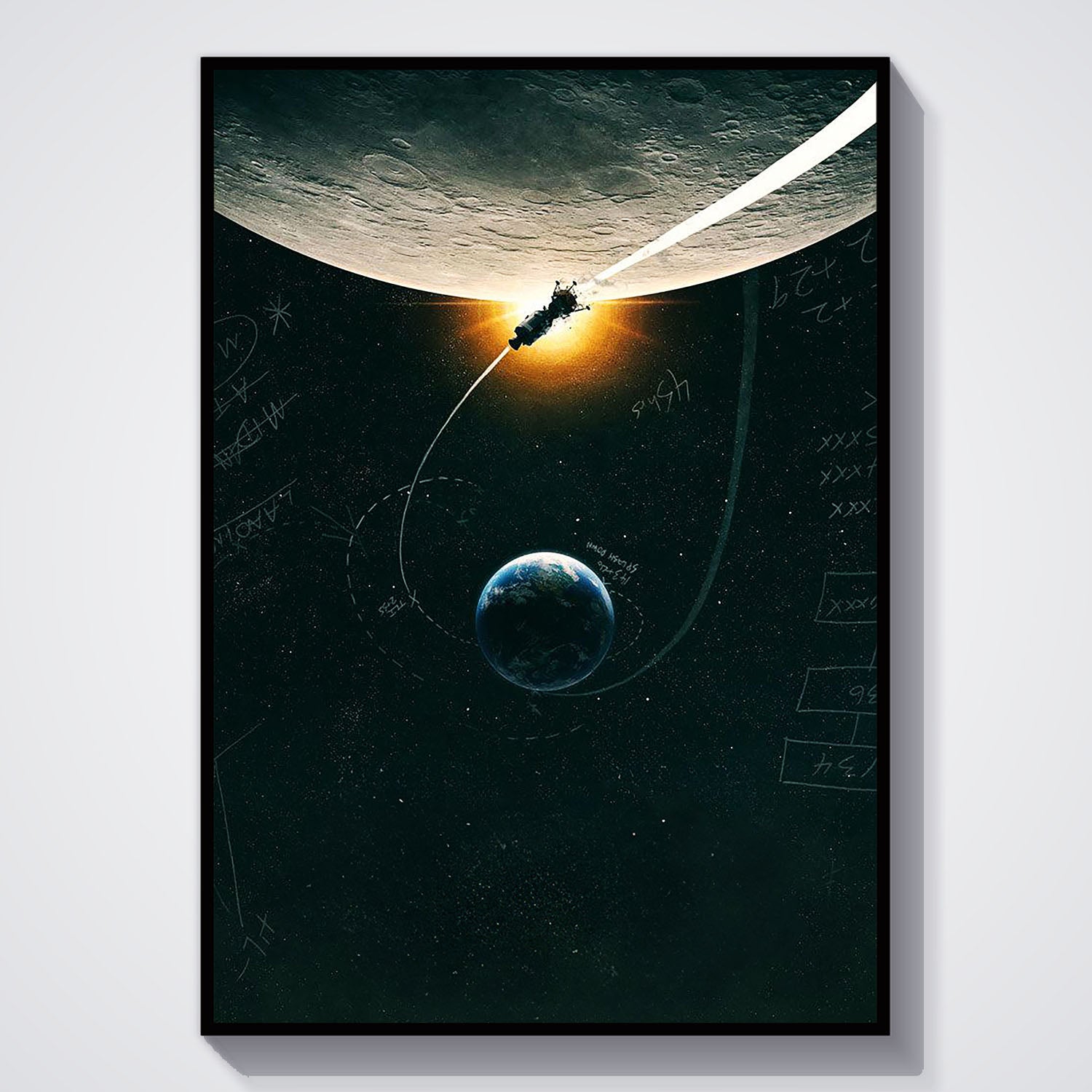 Flex Designs Poster Apollo 13 5 x 7" Home Goods - Movie 1995 Movie Poster