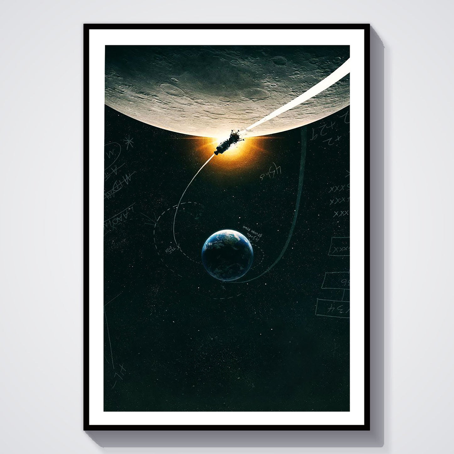 Flex Designs Poster Apollo 13 8 x 10" Home Goods - Movie 1995 Movie Poster