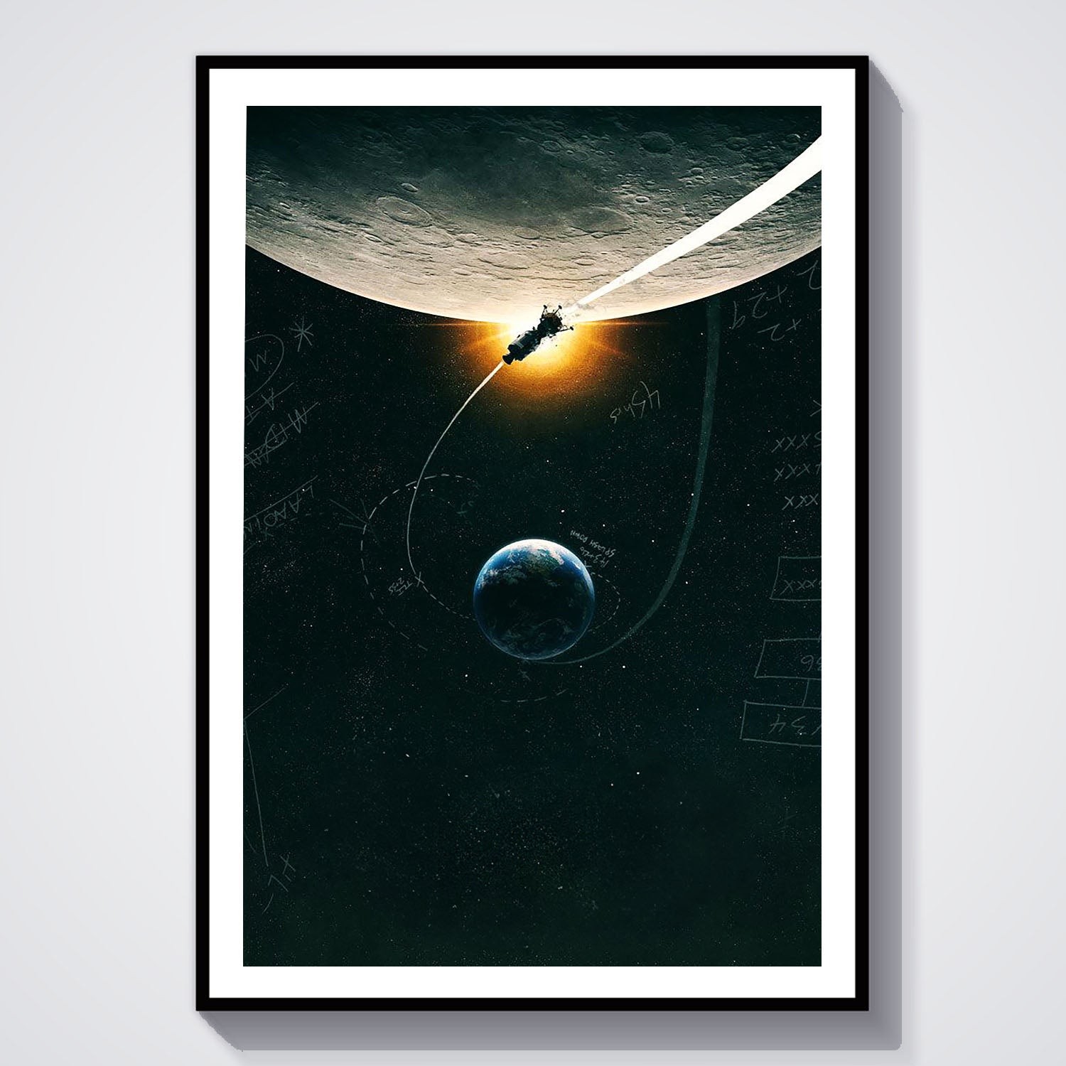 Flex Designs Poster Apollo 13 8 x 10" Home Goods - Movie 1995 Movie Poster
