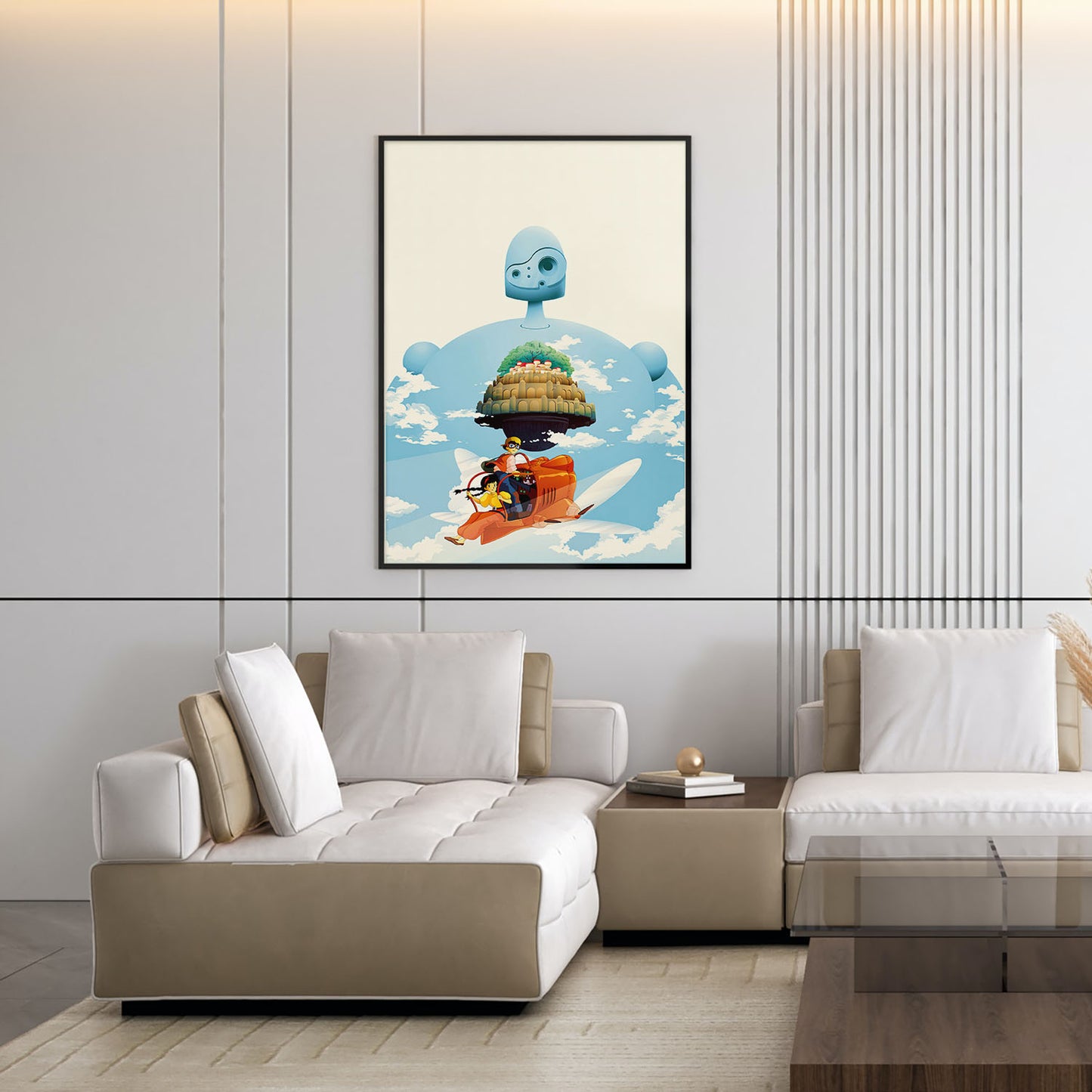 Flex Designs Poster Castle in the Sky Sketch 5 x 7" Home Goods - Movie 1986 Movie Poster