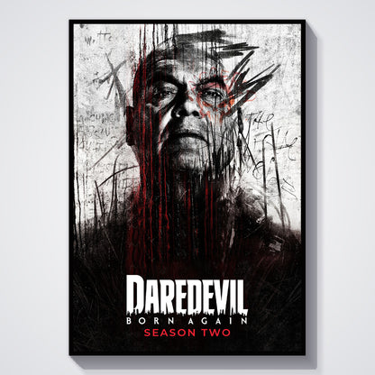 Flex Designs Poster Daredevil Born Again Season 2 5 x 7" Home Goods - TV Show 2025 TV Show Poster