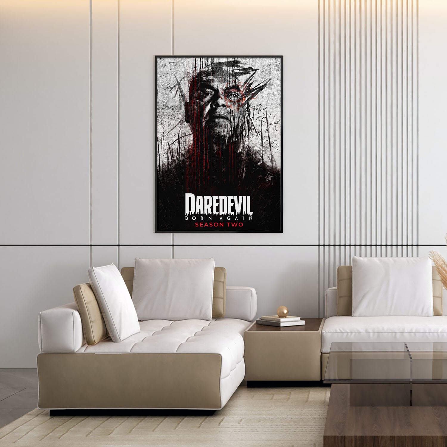 Flex Designs Poster Daredevil Born Again Season 2 5 x 7" Home Goods - TV Show 2025 TV Show Poster