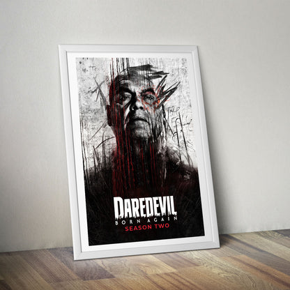 Flex Designs Poster Daredevil Born Again Season 2 8 x 10" Home Goods - TV Show 2025 TV Show Poster