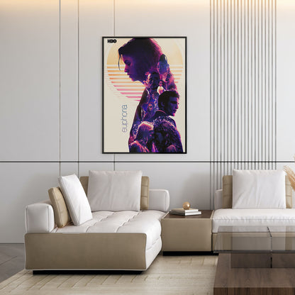 Flex Designs Poster Euphoria Cartoon 5 x 7" Home Goods - TV Show 2019 TV Show Poster